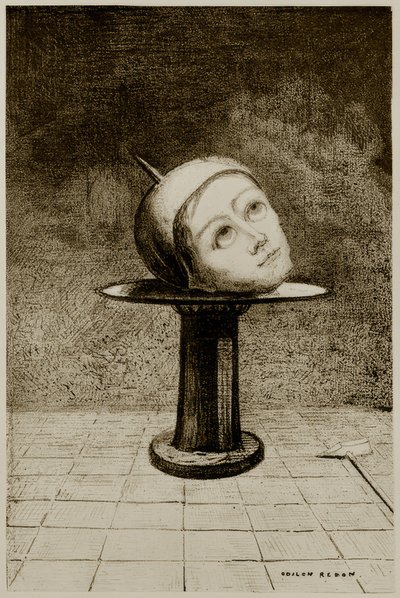 在外壳上 作者 奥迪隆·雷顿（Odilon Redon）