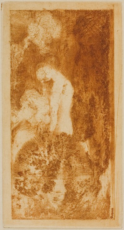 浴缸 作者 奥迪隆·雷顿（Odilon Redon）