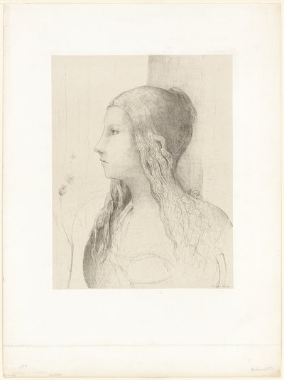 布吕恩希尔德（诸神的黄昏） 作者 奥迪隆·雷顿（Odilon Redon）