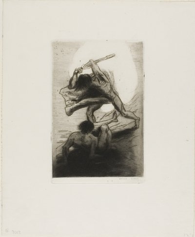 该隐和亚伯 作者 奥迪隆·雷顿（Odilon Redon）