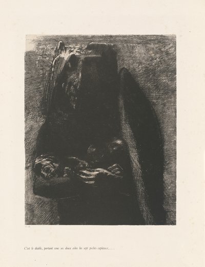 是魔鬼 作者 奥迪隆·雷顿（Odilon Redon）