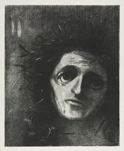 基督，1887年。 作者 奥迪隆·雷顿（Odilon Redon）
