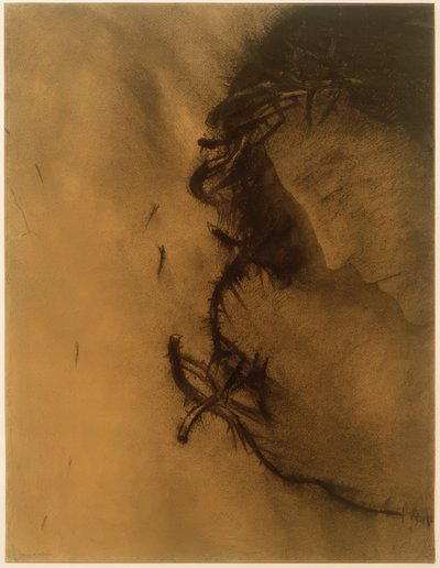 基督（荆棘王冠） 作者 奥迪隆·雷顿（Odilon Redon）