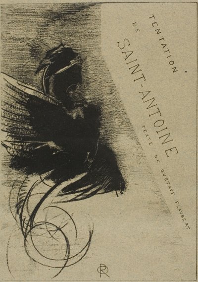圣安东尼的诱惑》封面插图 作者 奥迪隆·雷顿（Odilon Redon）