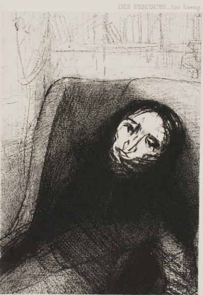 Des Esseintes，J.K. Huysmans 为《A Rebours》所作的封面插图 作者 奥迪隆·雷顿（Odilon Redon）