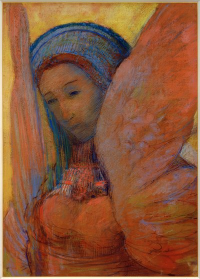 莱拉（狮身人面像） 作者 奥迪隆·雷顿（Odilon Redon）