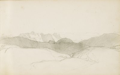 取自一张名为“巴斯克人的乡村”的相册，1862-63年 作者 奥迪隆·雷顿（Odilon Redon）