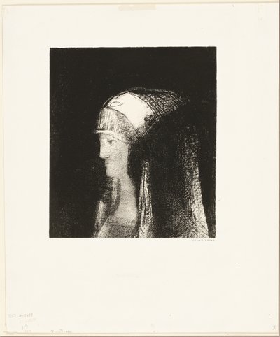 女德鲁伊 作者 奥迪隆·雷顿（Odilon Redon）