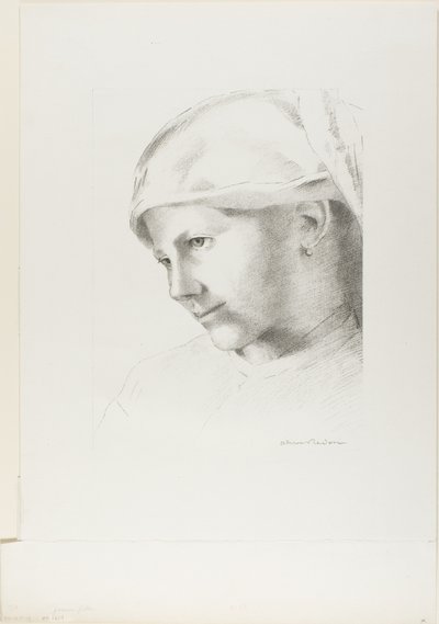 女孩 作者 奥迪隆·雷顿（Odilon Redon）