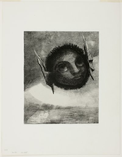 侏儒》，《梦中》第六版 作者 奥迪隆·雷顿（Odilon Redon）