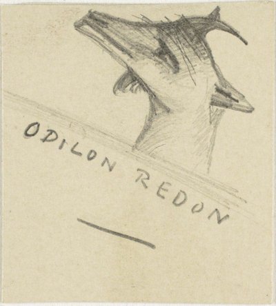山羊 作者 奥迪隆·雷顿（Odilon Redon）