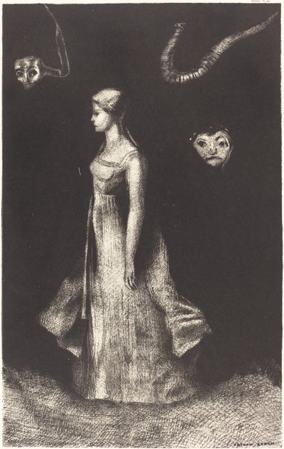 Hantise (迷恋) 作者 奥迪隆·雷顿（Odilon Redon）