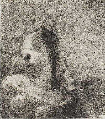 海伦 - 恩诺亚，24 个板块中的第 10 个 作者 奥迪隆·雷顿（Odilon Redon）