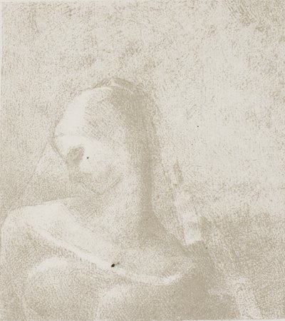 海伦 - 恩诺亚，24 个板块中的第 10 个 作者 奥迪隆·雷顿（Odilon Redon）