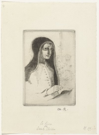 书
书（圣泰蕾丝） 作者 奥迪隆·雷顿（Odilon Redon）