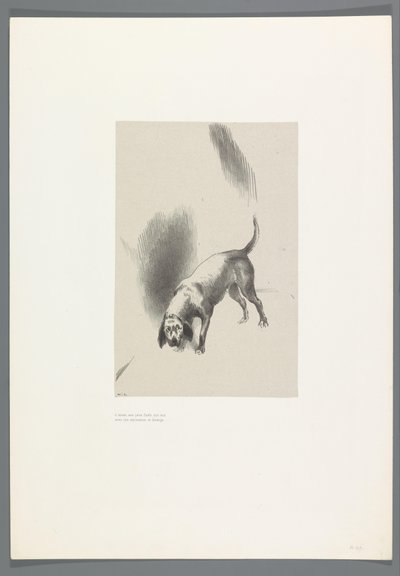 他用一种奇怪的表情盯着我 La Maison Hauteée，6 石版的 omslag 标题 Het Spookhuis，《鬼屋》，插图 bij tekst van Bulwer-Lytton，在 het frans vertaald 门 René Philipon 中，（系列标题） 作者 雷内·菲利普