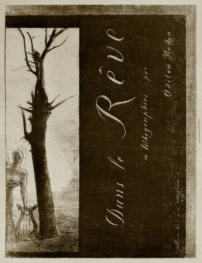 在梦中 作者 奥迪隆·雷顿（Odilon Redon）