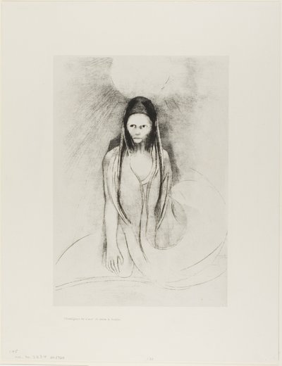 智慧是我的！我成佛了》，第 12 版，共 24 页 作者 奥迪隆·雷顿（Odilon Redon）
