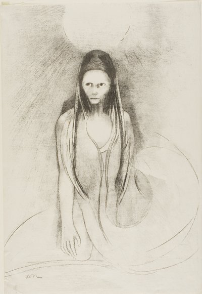 智慧是我的！我成佛了》，第 12 版，共 24 页 作者 奥迪隆·雷顿（Odilon Redon）