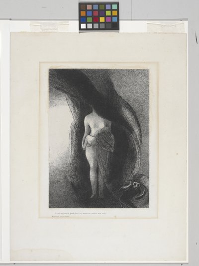 Je Suis Toujours La Grande Isis！(石版画，贴花纸） 作者 奥迪隆·雷顿（Odilon Redon）