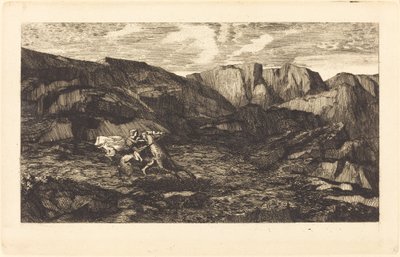 恐惧 作者 奥迪隆·雷顿（Odilon Redon）