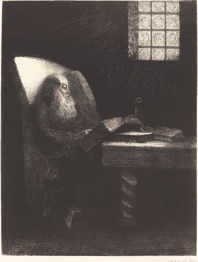 读者 作者 奥迪隆·雷顿（Odilon Redon）