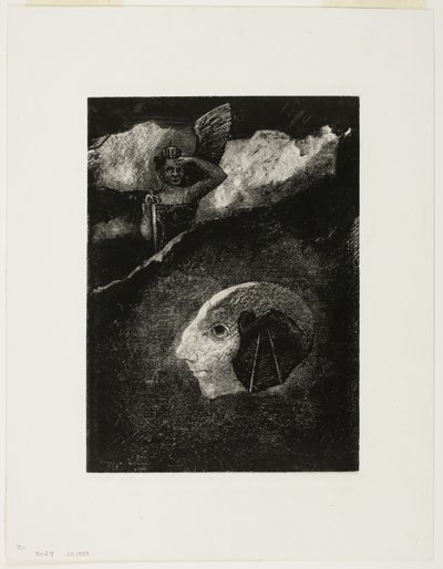 林波》，《梦中》第四板 作者 奥迪隆·雷顿（Odilon Redon）