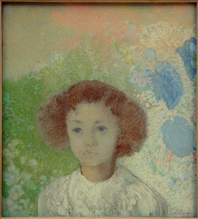 戈内特小姐 作者 奥迪隆·雷顿（Odilon Redon）