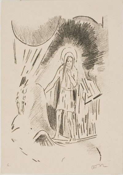 飞马上的男人 作者 奥迪隆·雷顿（Odilon Redon）