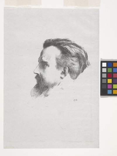 莫里斯·丹尼斯（莫里斯·丹尼斯）（中国飞纸石版画） 作者 奥迪隆·雷顿（Odilon Redon）