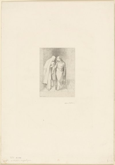 神秘对话 作者 奥迪隆·雷顿（Odilon Redon）