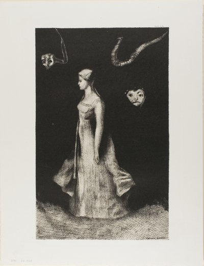 痴迷 作者 奥迪隆·雷顿（Odilon Redon）