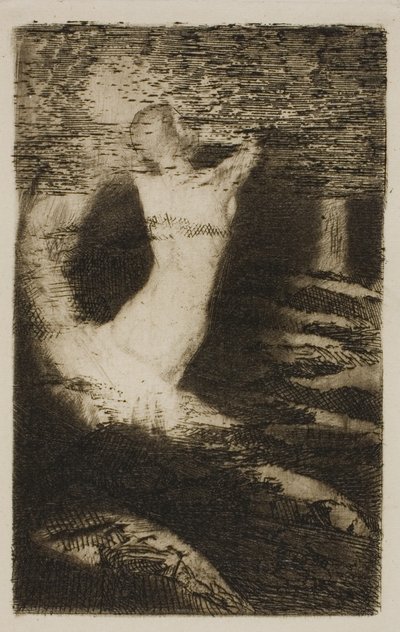 灵魂的流逝 作者 奥迪隆·雷顿（Odilon Redon）