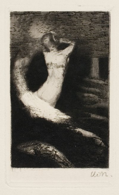 灵魂的流逝 作者 奥迪隆·雷顿（Odilon Redon）