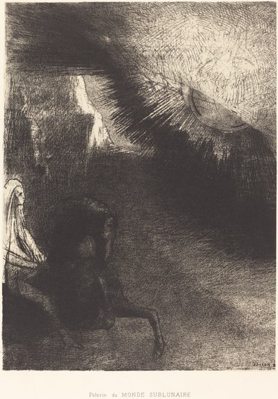 亚龙世界的朝圣者 作者 奥迪隆·雷顿（Odilon Redon）