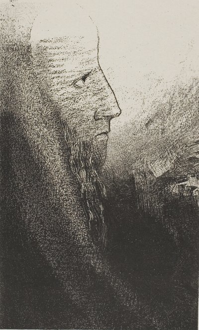 圣安东尼："救救我，我的上帝！"，第 24 版之 2 作者 奥迪隆·雷顿（Odilon Redon）