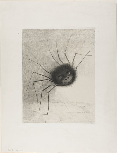 蜘蛛 作者 奥迪隆·雷顿（Odilon Redon）
