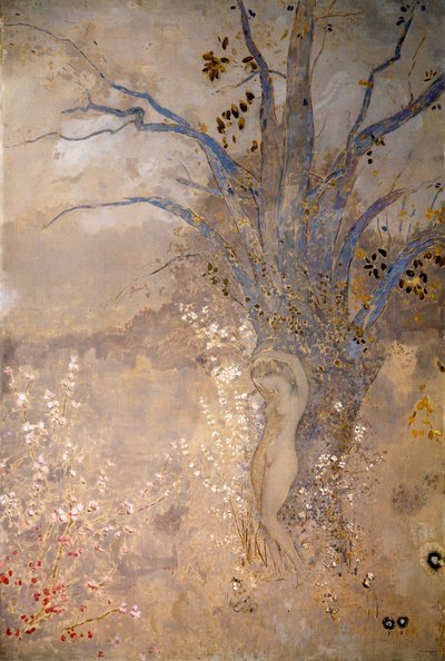 春天，c1910。 作者 奥迪隆·雷顿（Odilon Redon）