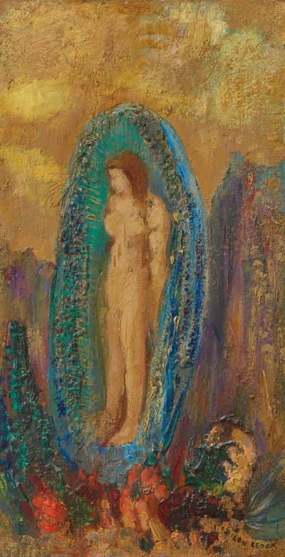 维纳斯或极光之卵的诞生 作者 奥迪隆·雷顿（Odilon Redon）
