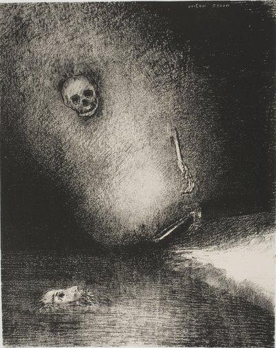 梦在死亡中终结，选自《陪审员 作者 奥迪隆·雷顿（Odilon Redon）