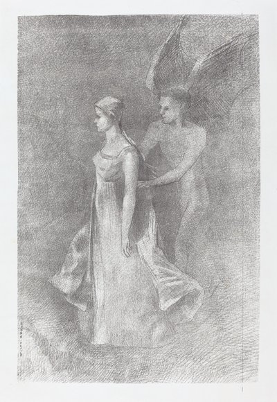 闹鬼 (Hantise) 作者 奥迪隆·雷顿（Odilon Redon）
