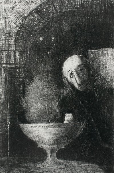无限追寻》，选自《夜 作者 奥迪隆·雷顿（Odilon Redon）