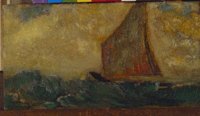 神秘船 作者 奥迪隆·雷顿（Odilon Redon）