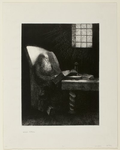 读者 作者 奥迪隆·雷顿（Odilon Redon）