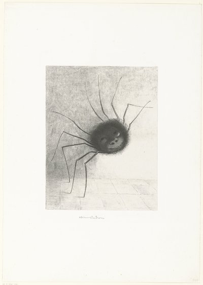 The Spider 作者 奥迪隆·雷顿（Odilon Redon）