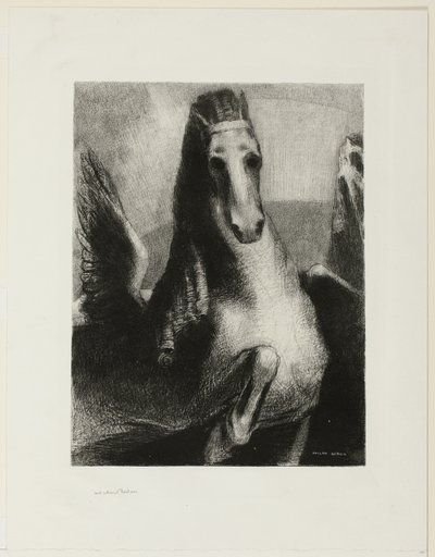 翼 作者 奥迪隆·雷顿（Odilon Redon）