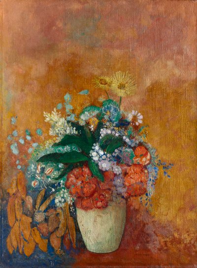 花瓶 作者 奥迪隆·雷顿（Odilon Redon）