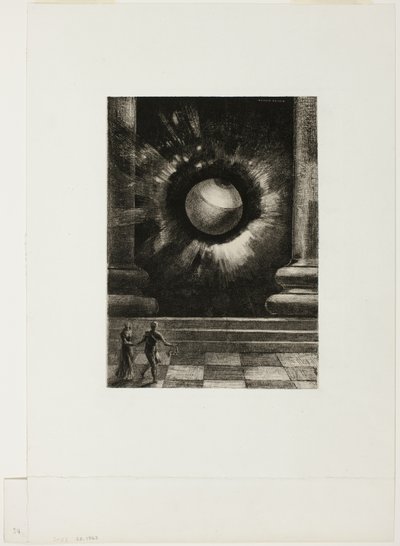 幻象》，《梦中》第八版 作者 奥迪隆·雷顿（Odilon Redon）