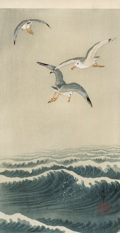海鸥在海上 作者 大原功臣