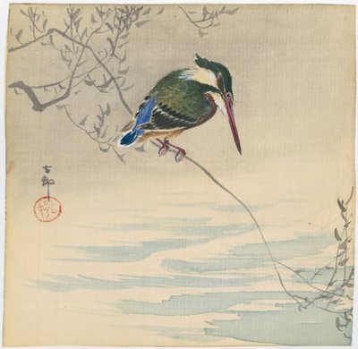 翠鸟 作者 Ohara Koson